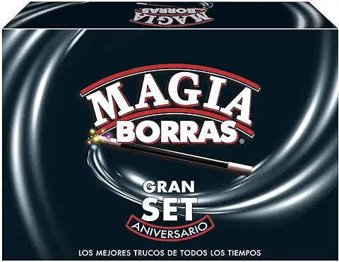 Borras - Magia Borras 125º Aniversario con Diversos Trucos de Magia, Los Trucos Clásicos y los Trucos de Tecnomagia con App Exclusiva, A Partir de 7 Años (18356)  
