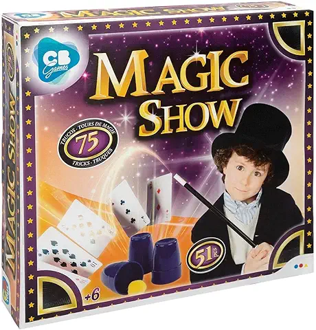 ColorBaby - Juego Magia, Trucos Magia Infantil 51 Piezas, Magic Show con 75 Trucos, Varita mago para Niños, Juego Magia Niños 6 Años, Juguetes Educativos y Creativos para Niños y Niñas (43756)  