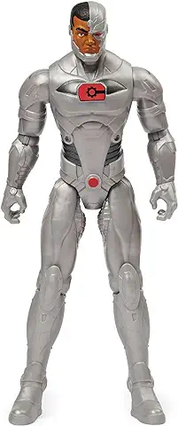 Dc Comics - Cyborg MUÑECO 30 CM - Figura Cyborg Articulada de 30 cm Coleccionable - 6060068 - Juguetes Niños 3 Años +  