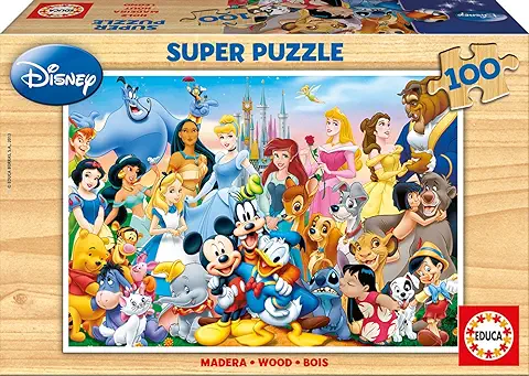 Educa, El Maravilloso Mundo de Disney Puzzle, 100 Piezas, Multicolor (12002)  