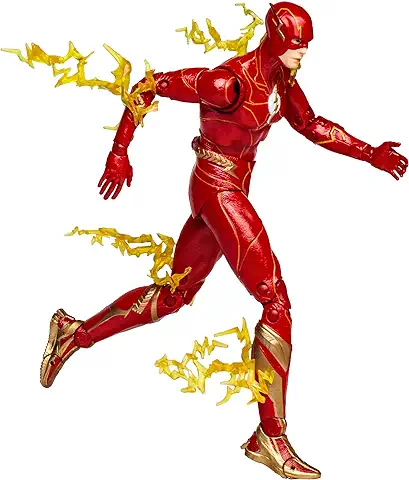 Lansay DC The Flash Movie – The Flash (Hero Costume) 18 cm – Figura de Colección y Accesorios – Personajes de Cómics – A Partir de 12 Años  