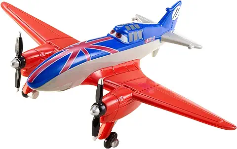 Planes Avión Básico de Juguete, Bulldog (Mattel X9467), 1  