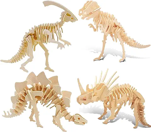 Puzzle de Dinosaurios,Rompecabezas de Dinosaurios,Rompecabezas 3D,Modelo de Dinosaurio,Maquetas para Construir Adultos,3D Rompecabezas para Adultos,Regalo para Adolescentes y Adultos  