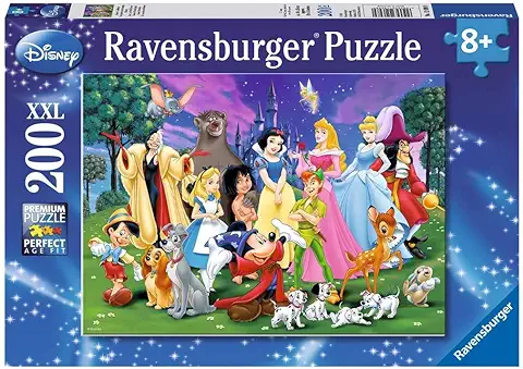 Ravensburger - Puzzle Amigos de Disney, 200 Piezas XXL, Edad Recomendada 8+ Años  