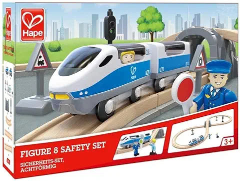 Hape E3729 Wooden Passenger Train Set - Figure of 8  