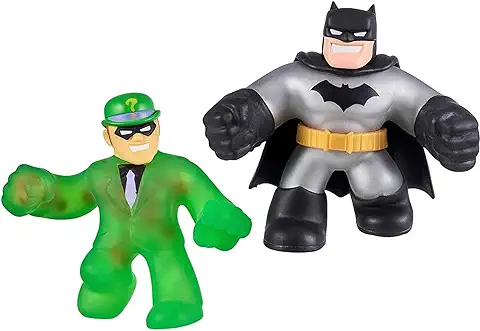 BANDAI - Heroes of Goo JIT Zu Figura DC Héroes Pack 2 Figuras Super Squishy Batman Vs Super Gooey Riddler (CO41184)  