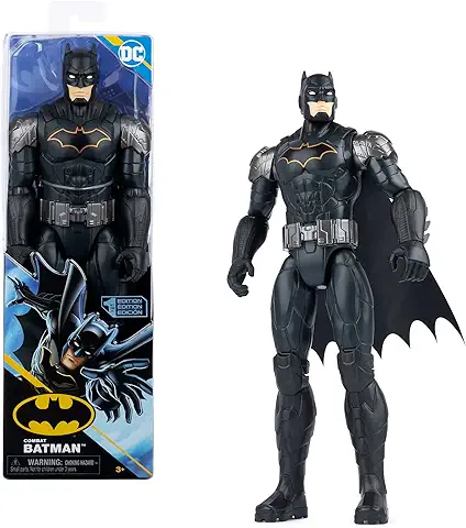 Dc Comics Batman - Figura Batman Combat 30 Cm Muñeco Batman 30 Cm Articulado - 6065137 - Superhéroes Juguetes Niños 3 Años +  