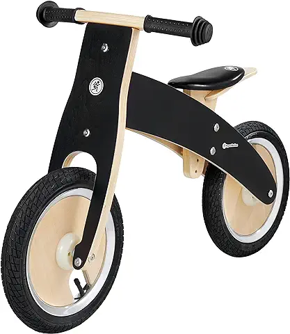 HyperMotion Bicicleta sin Pedales de Madera para Niños a Partir de 3 Años, Bicicleta de Madera con Asiento Ajustable, Bicicleta de Aprendizaje, 3,2 kg, Hasta 35 kg  