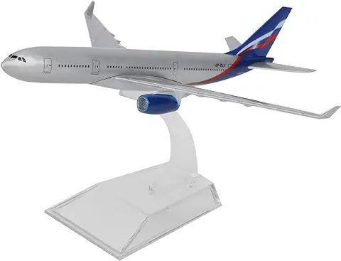 Kit de Modelo de Avión de 16 cm, Modelo de Avión de Metal de Aleación de Alta Simulación + Base + Soporte Juguetes Voladores para Niños Kits de Garaje para Niños Niños Niñas(#2)  
