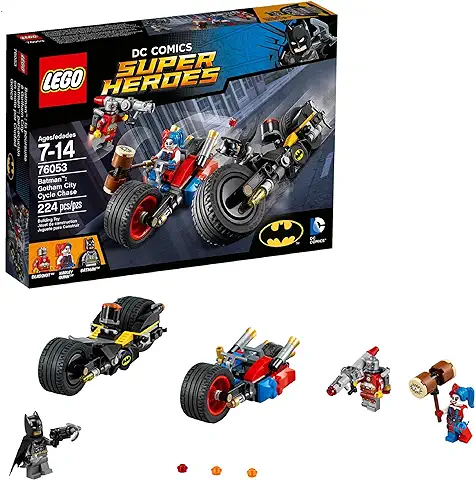 LEGO Super Heroes - Set Batman y Persecución en Moto por Gotham City, Multicolor (76053)  