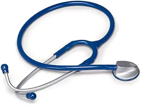 LOGIKO - Fonendoscopio para Adultos con Cabeza Anatómica - Azul.  