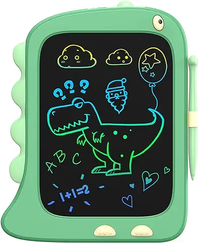 ORSEN Tableta de Escritura LCD 8,5 Pulgadas, Tablero de Dibujo Electrónico, Pizarra Infantil Juguetes de Dinosaurio Regalo de Cumpleaños para Niñas y Niños de 3 4 5 6 7 8 Años Regalos para Niños Verde  