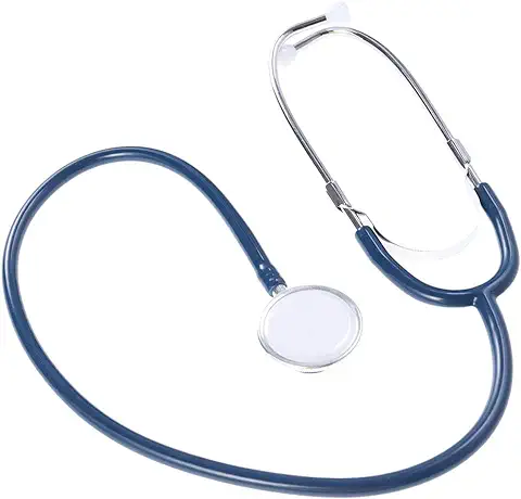 UKCOCO Estetoscopio de Doble Cara Herramienta de Equipo de Dispositivo Estetoscopio Auscultación Ayuda Médica Portátil (Azul Oscuro) UKCOCO Estetoscopio de Doble Cara Herramienta de Equipo de Dispositivo Estetoscopio Auscultación Ayuda Médica Portátil (Azul Oscuro)