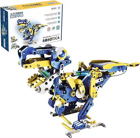 Xtrem Bots - Taller De Robótica Educativa, Juguetes Robotica Para Niños 8 Años O Más, Robot Solar, Juegos Educativos, Construccion De Robots, Juguete Educativo 12 en 1  